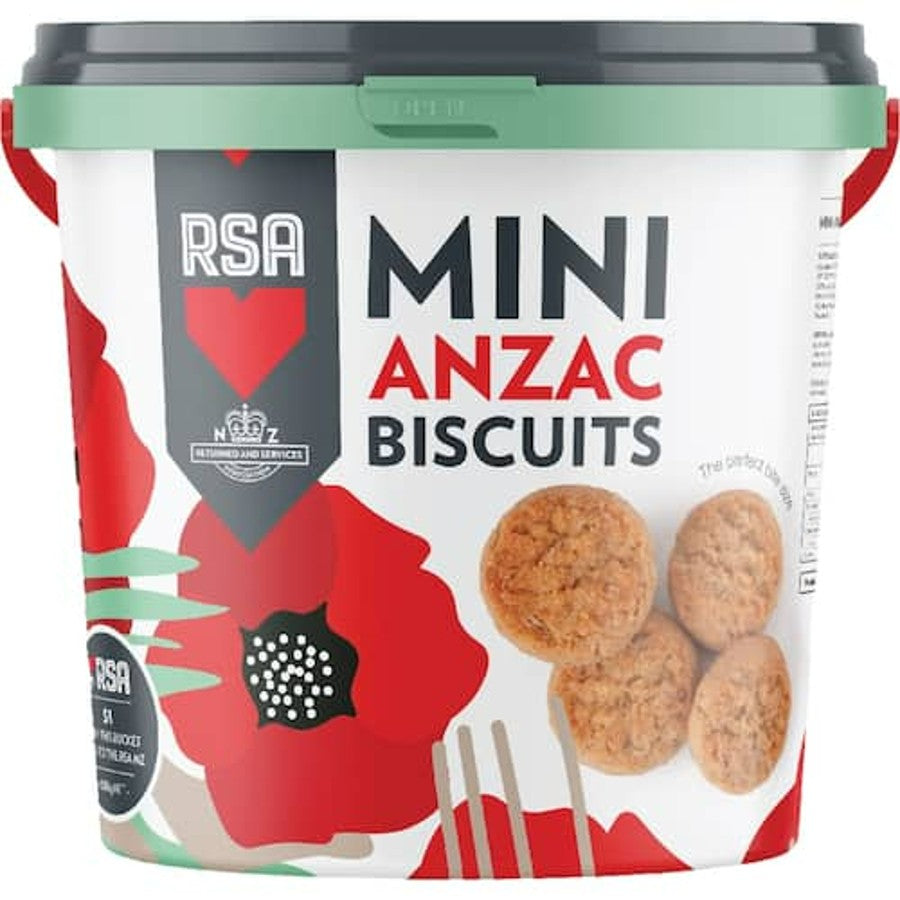 RSA ANZAC Mini Biscuits Bucket