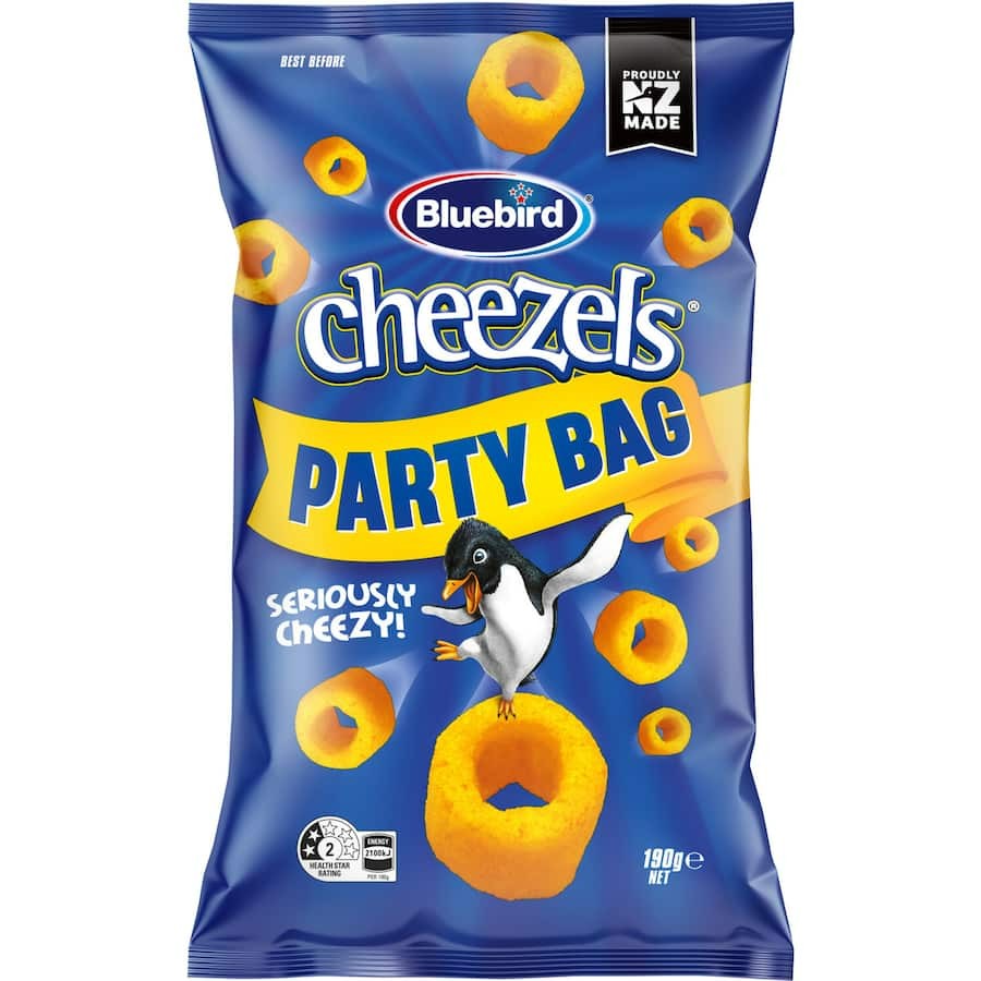 Bluebird Cheezels Party Pack 190g