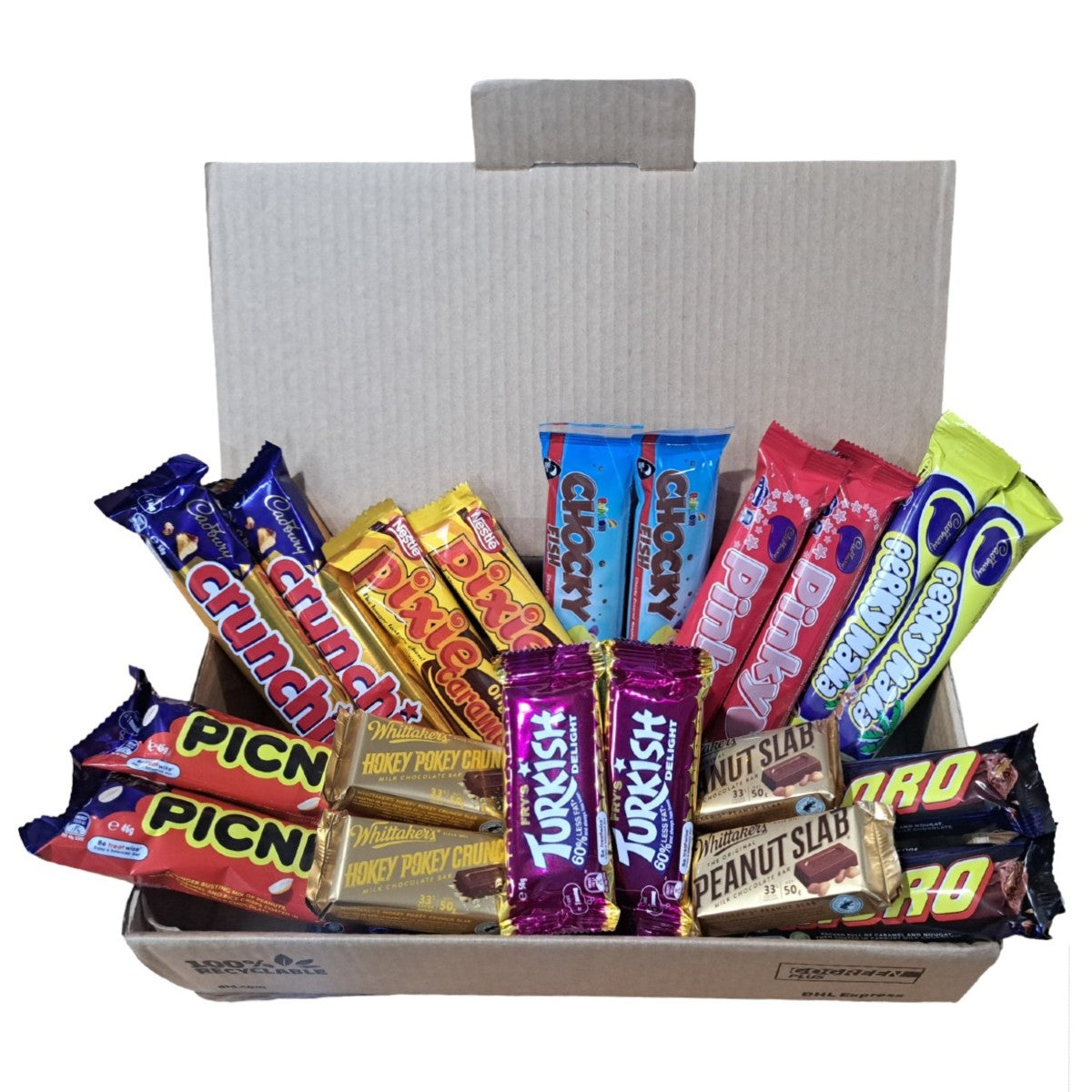 New Zealand chocolate bar box assorted Kiwi chocolate bars