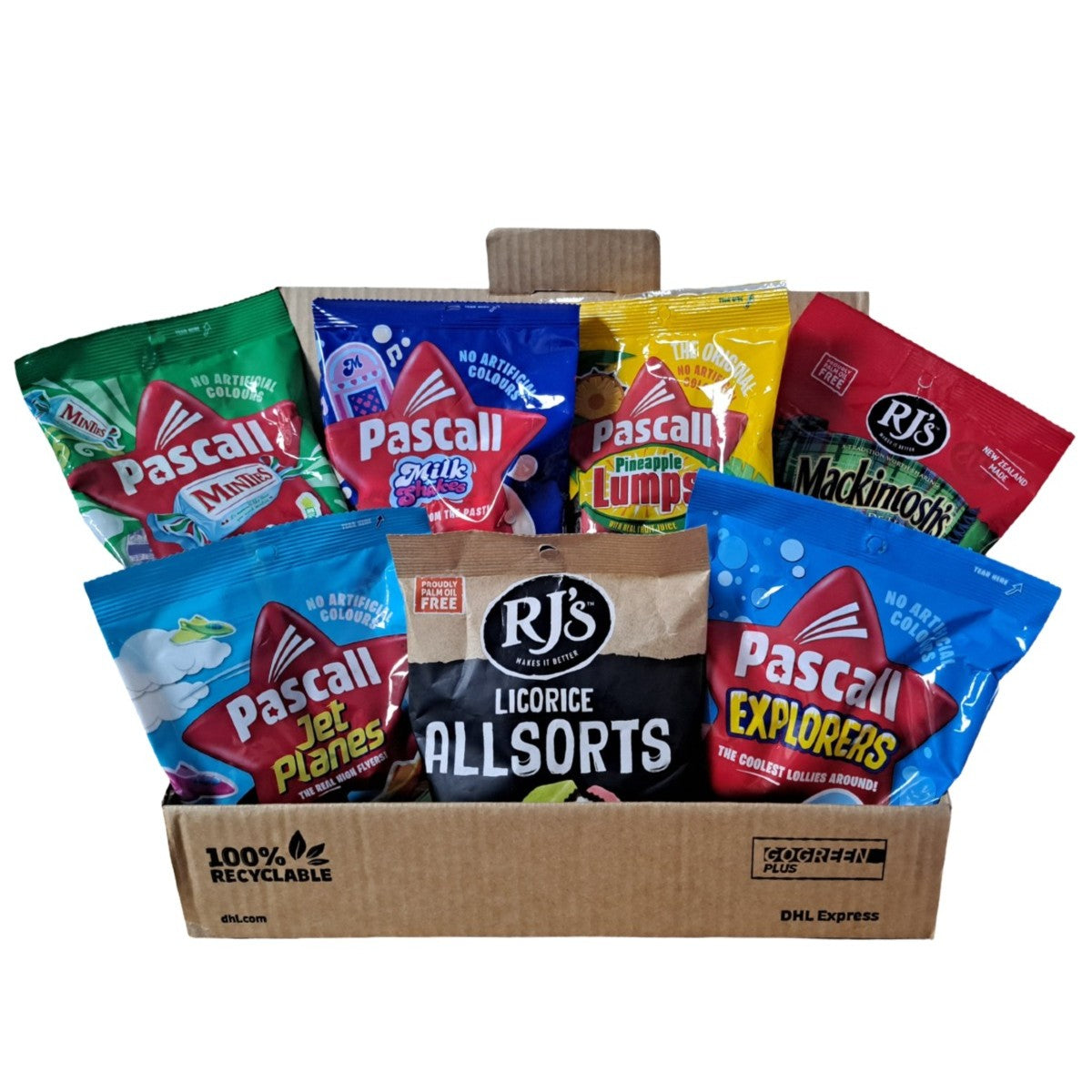 Kiwi Faves Lolly Box assorted New Zealand candy gift box