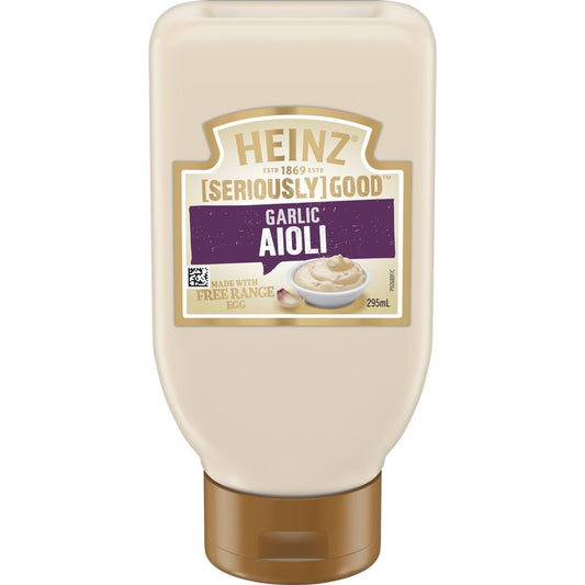 Heinz Seriously Good Aioli Squeeze 295ml