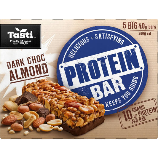 Tasti Protein Bars Dark Choc Almond 200g