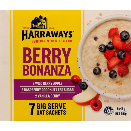 Harraways Oats Berry Bonanza 315g