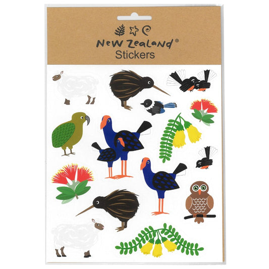 Stickers NZ Animals & Flora