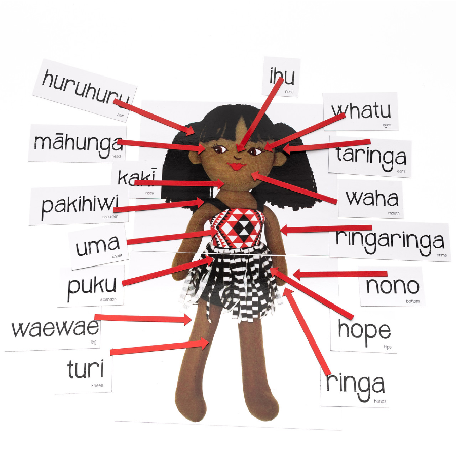 Magnet NZ Maori Body Parts