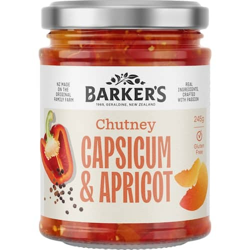 Barkers Chutney Capsicum & Apricot 245g