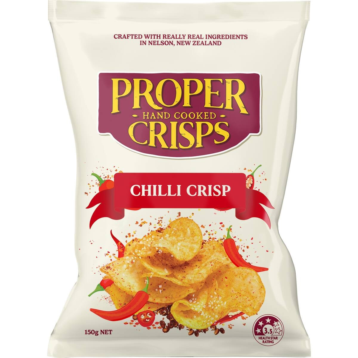 Proper Crisps Chips Chilli 150g
