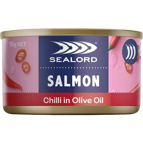 Sealord Sensations Salmon Chilli in Olive Oil 85g