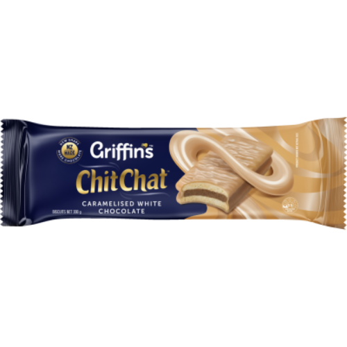 Griffins Chit Chat Caramelised White Chocolate 180g