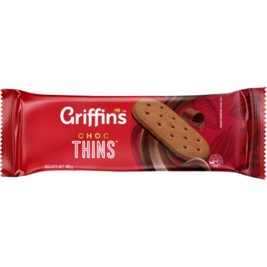 Griffins Chocolate Biscuits Chocolate Thins 180g