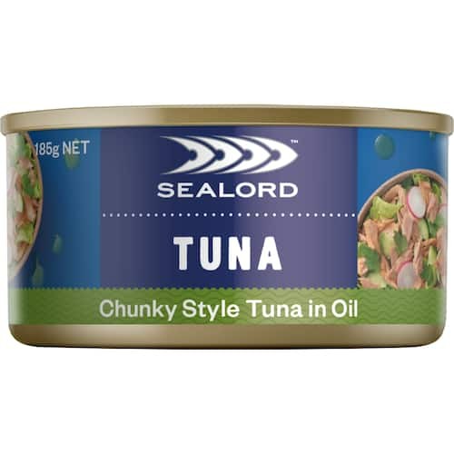 Sealord Tuna Chunk Style In Oil 185g