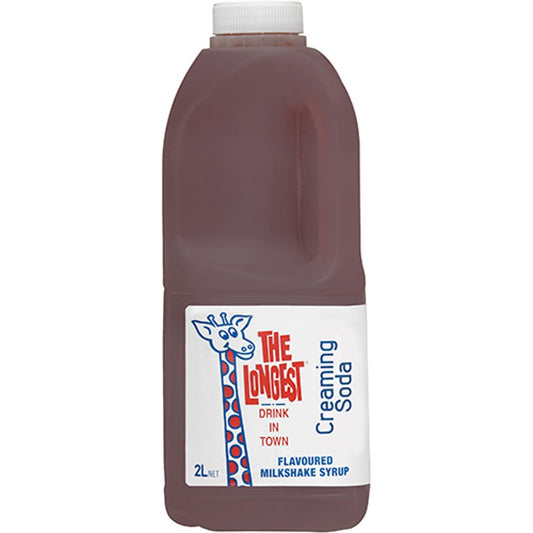 Longest Drink In Town Milkshake Syrup Creaming Soda 2 Litre