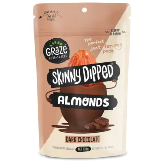 Graze Mini Dark Chocolate Almonds 130g