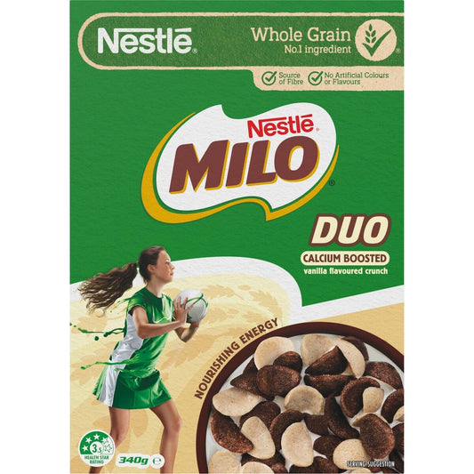 Nestle Milo Duo Cereal 340g