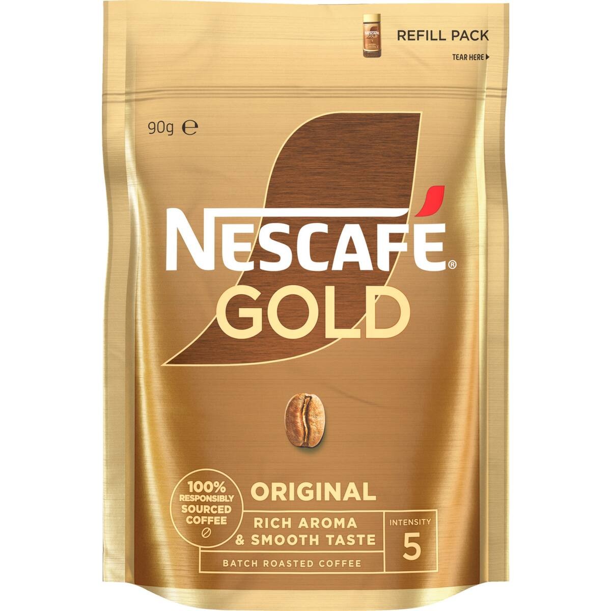 Nescafe Gold Original Instant Coffee Refill 90g