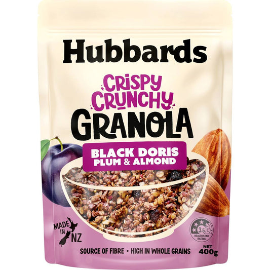 Hubbards Granola Black Doris Plum & Almond 400g