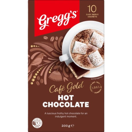 Gregg's Cafe Gold Hot Chocolate Sachets