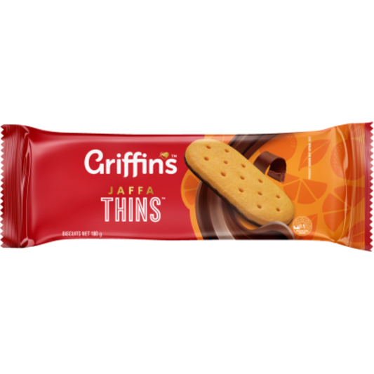 Griffins Chocolate Biscuits Jaffa Thins 180g