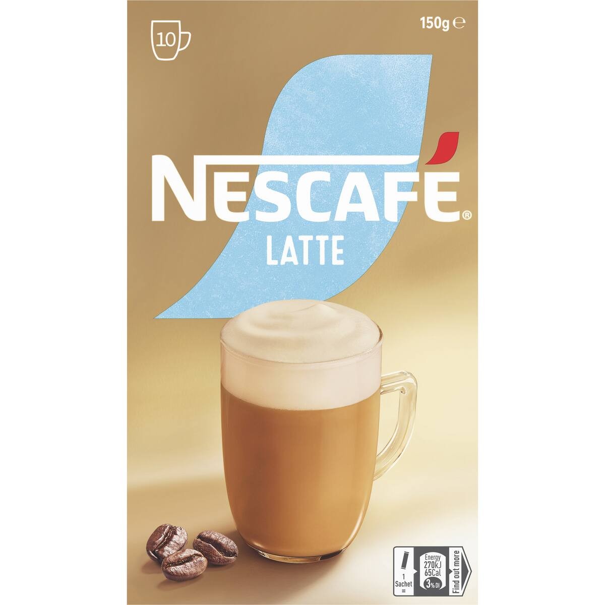 Nescafe Coffee Mix Latte 10 sachets 180g