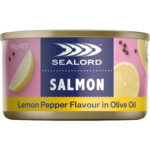 Sealord Sensations Salmon Cracked Pepper & Lemon 85g