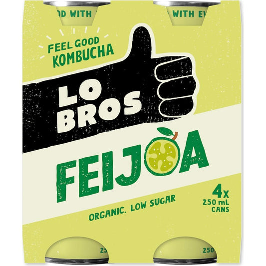 Lo Bros Feijoa Kombucha 4 Pack