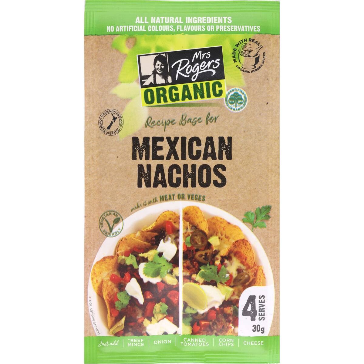 Mrs Rogers Recipe Base Mexican Nachos 30g