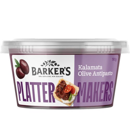 Barker's Platter Makers Kalamata Olive Antipasto 190g