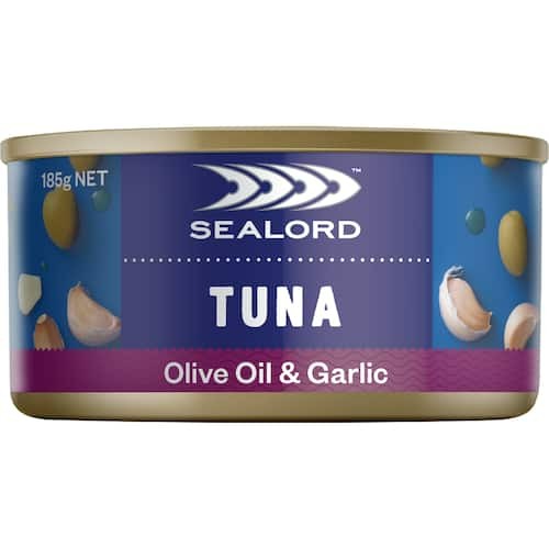 Sealord Sensations Tuna Olive Oil & Garlic 185g
