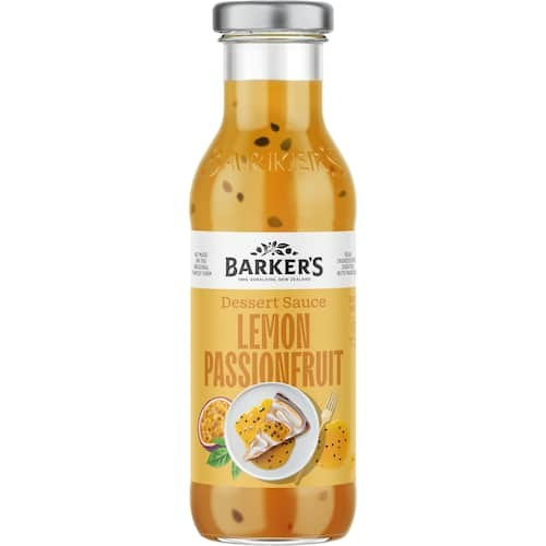 Barkers Passionfruit Lemon Topping 345g