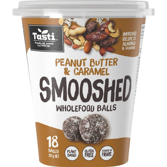Smooshed Snack Balls Peanut Butter Caramel 207g