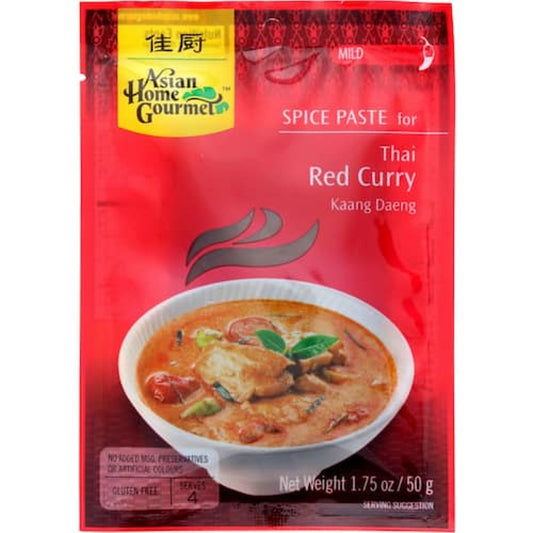 Asian Home Gourmet Asian Thai Red Curry Paste 50g