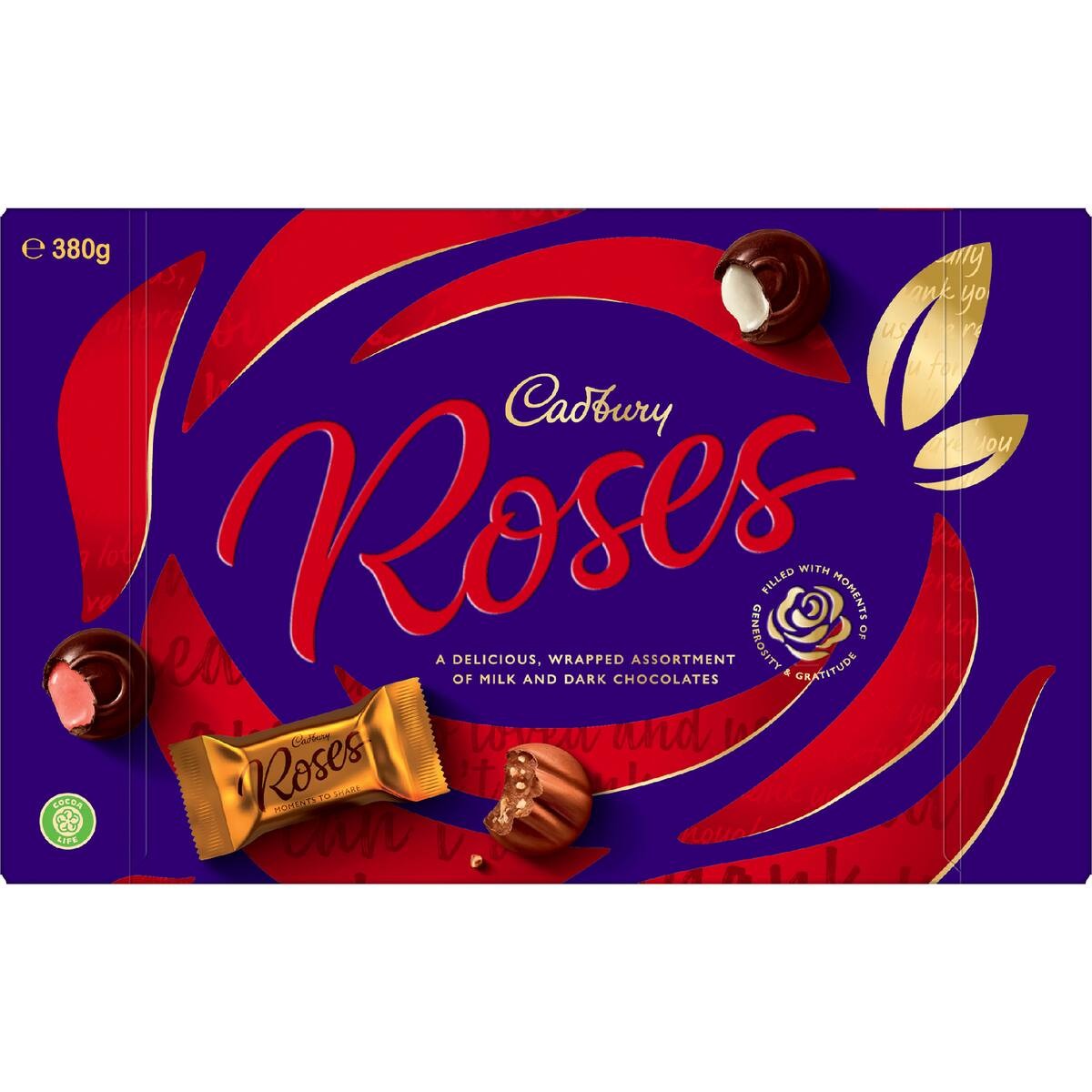 Cadbury Chocolates Roses 380g