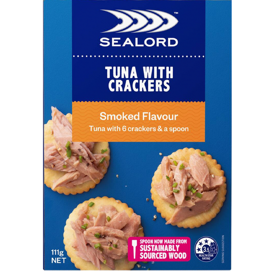 Sealord Tuna & Crackers Smoked Flavour 111g