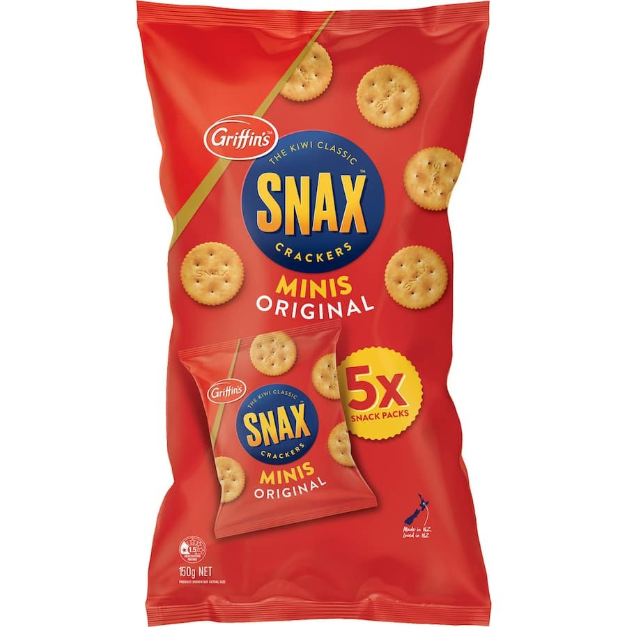 Griffins Snax Crackers Minis Multipack 125g