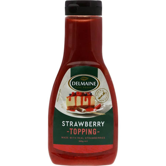 Delmaine Strawberry Topping 360g