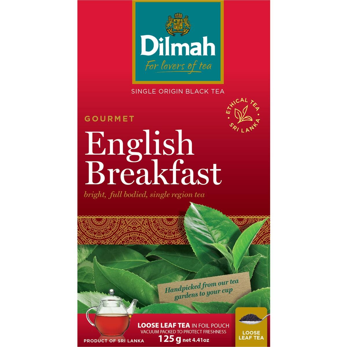 Dilmah Tea Leaves English Breakfast 125g