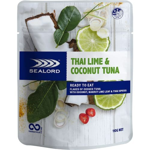 Sealord Tuna Pockets Thai Lime & Coconut 110g