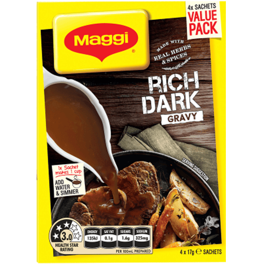 Maggi Gravy Mix Rich Dark 4pk