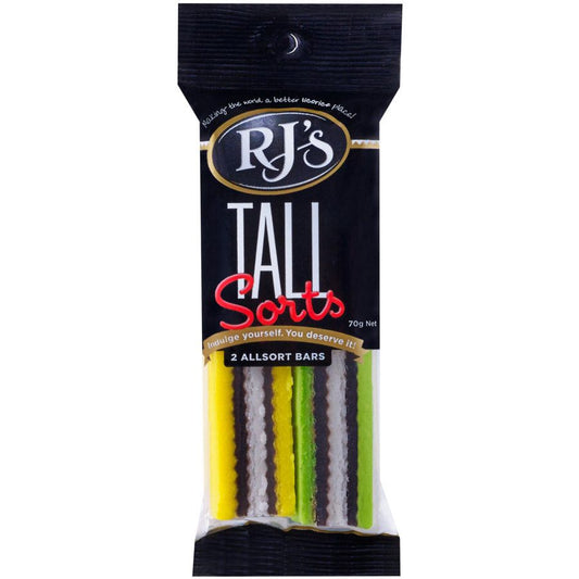 RJs Licorice Tallsorts 70g