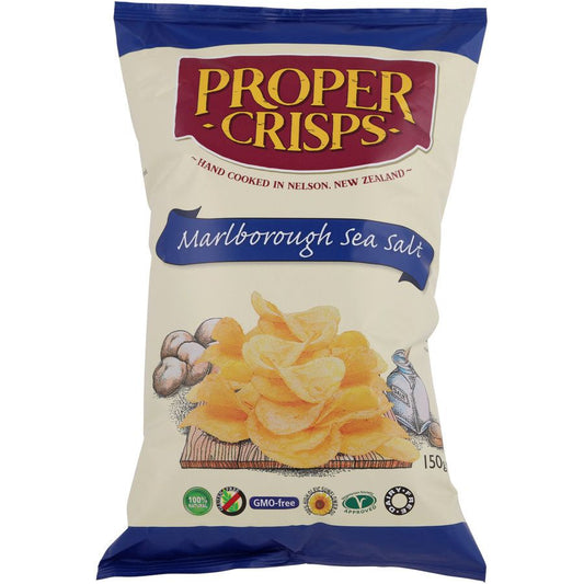 Proper Crisps Marlborough Sea Salt 150g