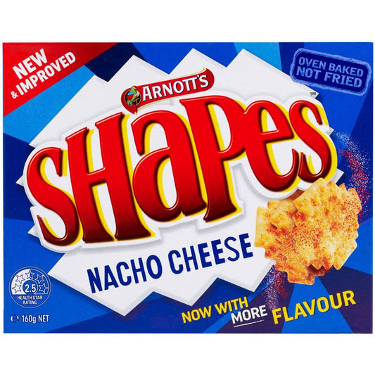 Arnotts Shapes Crackers Nacho 160g