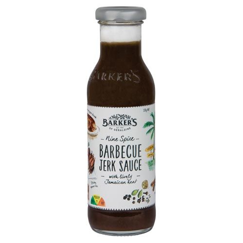 Barkers Bbq sauce Nine Spice Jerk 330g