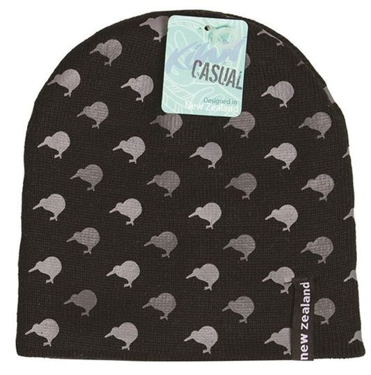 Childs Beanie Grey Kiwis
