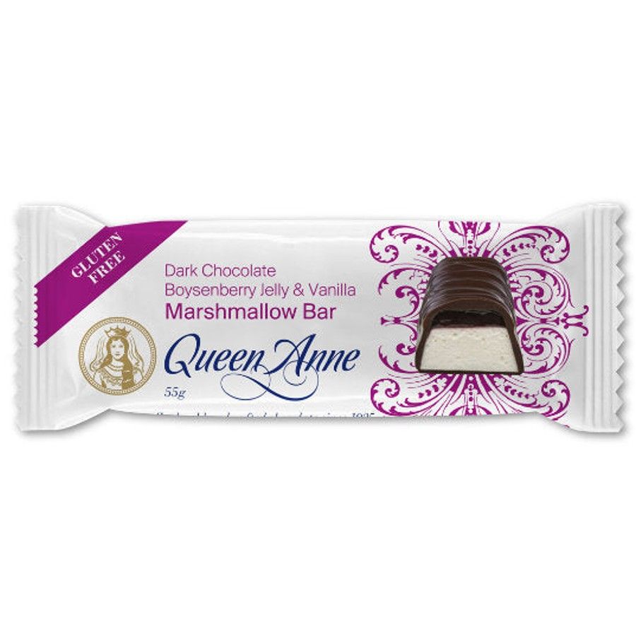 Queen Anne Boysenberry Jelly Marshmallow Bar 55g