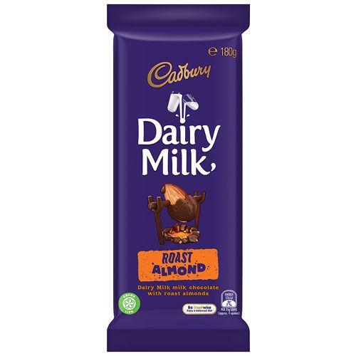 Cadbury Chocolate Block Roast Almond 180g