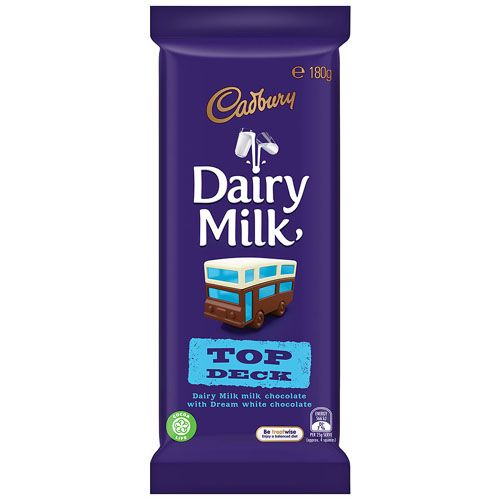 Cadbury Chocolate Block Top Deck 180g