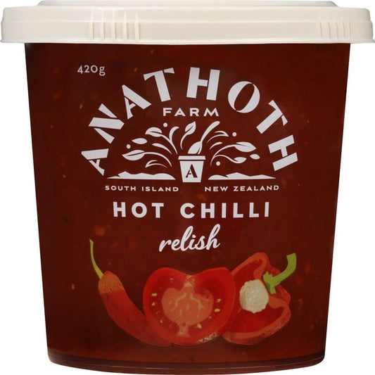 Anathoth Farm Hot Chilli Relish 420g