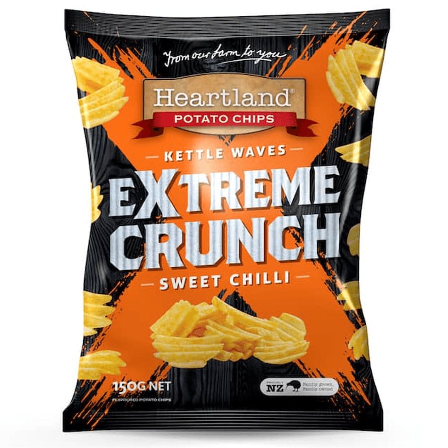 Heartland Extreme Crunch Sweet Chilli 150g