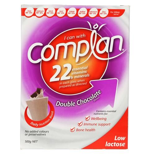 Complan Nutrition Formula Double Chocolate 500g