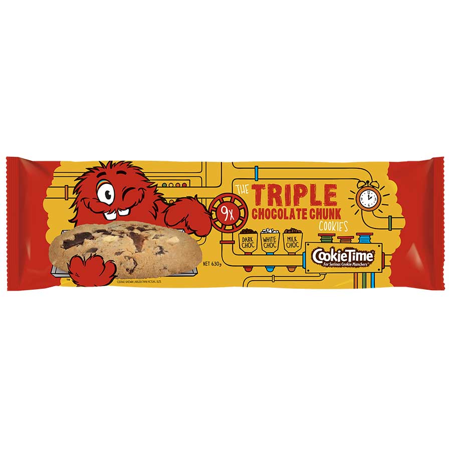 Cookie Time Cookies 9pk Triple Chocolate